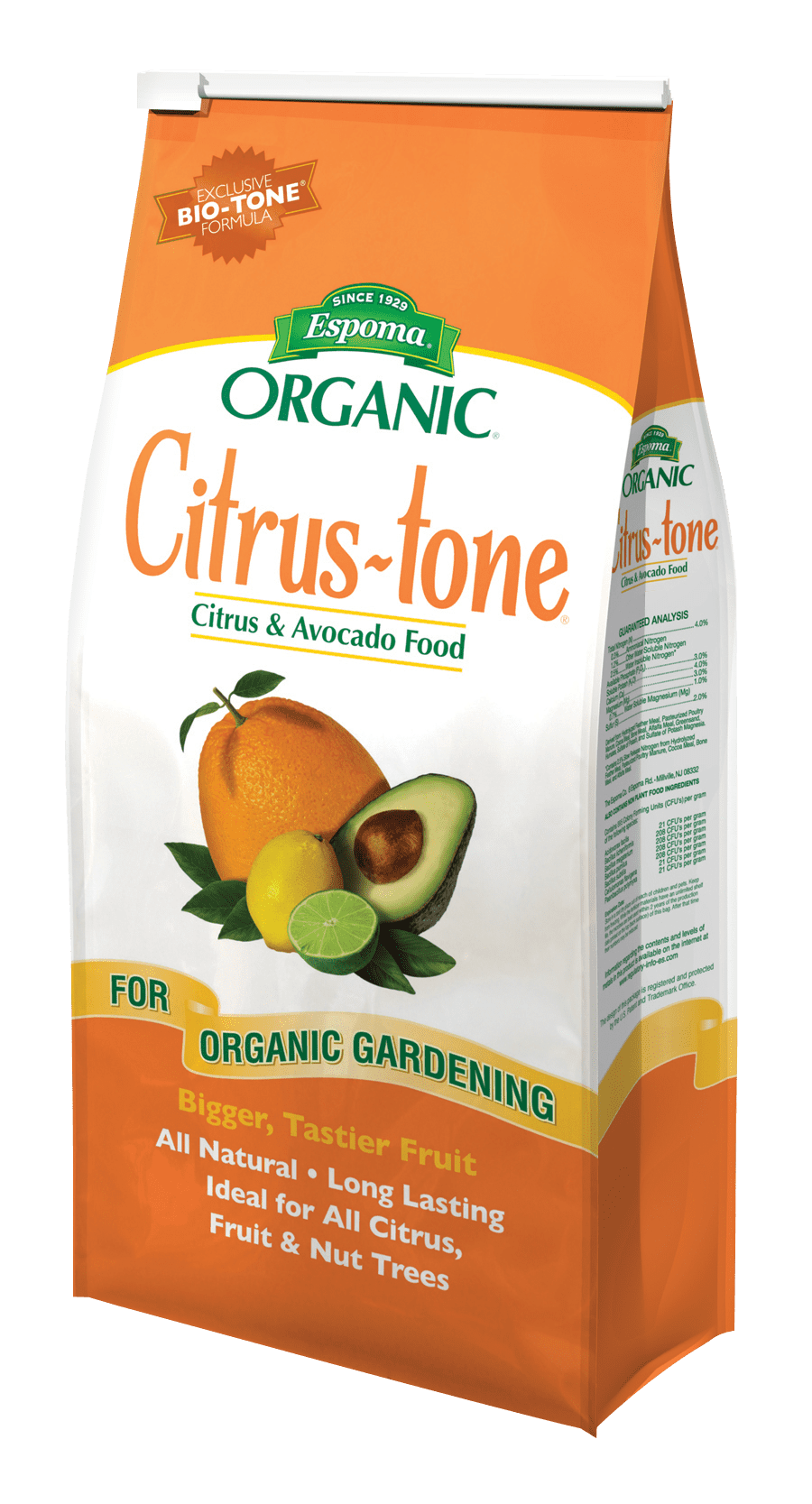 Bio tone. Espoma Organic. Fertilizer for Citrus Trees. Цитрус продукта авокадо. Plant Tone 27 lbs.