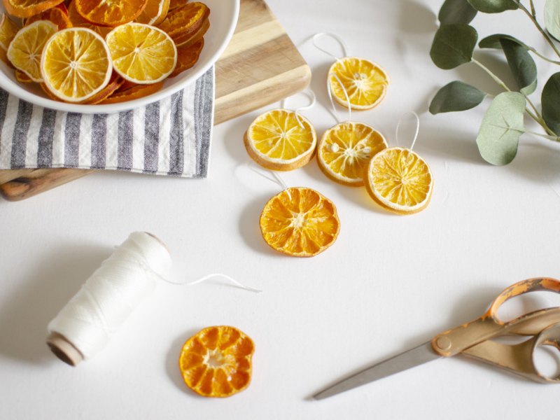 Dried Citrus Decorations for the Holidays